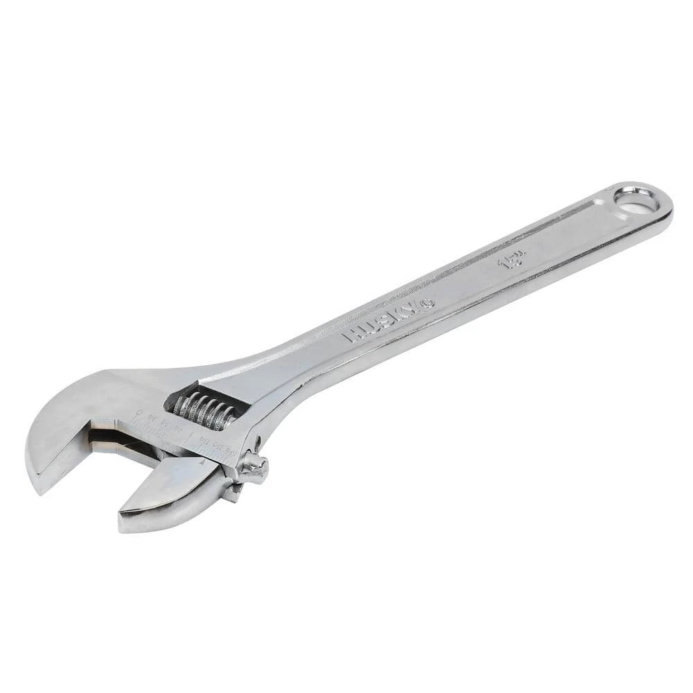 Husky 15 In. Adjustable Wrench 3 Husky 15 In. Adjustable Wrench