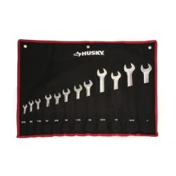 Husky 72-Tooth Reversible SAE Ratcheting Wrench Set (12-Piece) -Husky Tools Shop husky adjustable wrenches hrrw12pcsae 77 1000