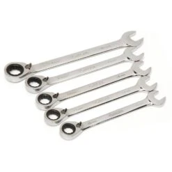 Husky 72-Tooth Large Reversible Metric Ratcheting Wrench Set (5-Piece) -Husky Tools Shop husky adjustable wrenches hrrw5pcmmlg 1f 1000