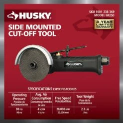 Husky Side Mounted Cut-Off Tool -Husky Tools Shop husky air cut off tools h4250 a0 1000
