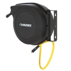 Husky 3/8 In. X 50 Ft. Hybrid Retractable Hose Reel -Husky Tools Shop husky air hoses 588hr ret hom 1d 1000