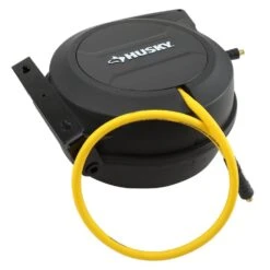 Husky 3/8 In. X 50 Ft. Hybrid Retractable Hose Reel -Husky Tools Shop husky air hoses 588hr ret hom a0 1000