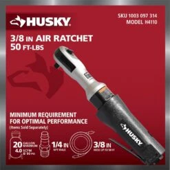 Husky 50 Ft./lbs. 3/8 In. Ratchet Wrench 14 Husky 50 Ft./lbs. 3/8 In. Ratchet Wrench -Husky Tools Shop husky air ratchet wrenches h4110 66 1000
