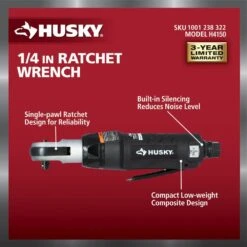 Husky 1/4 In. Ratchet Wrench 14 Husky 1/4 In. Ratchet Wrench -Husky Tools Shop husky air ratchet wrenches h4150 66 1000