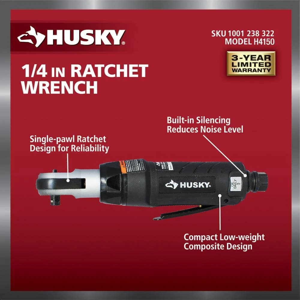 Husky 1/4 In. Ratchet Wrench 8 Husky 1/4 In. Ratchet Wrench - Image 6