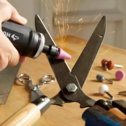 Husky Aluminum Oxide Grinding Stone Set (10-Piece) 9 Husky Aluminum Oxide Grinding Stone Set (10-Piece) -Husky Tools Shop husky air tool accessory kits hda12100 77 1000