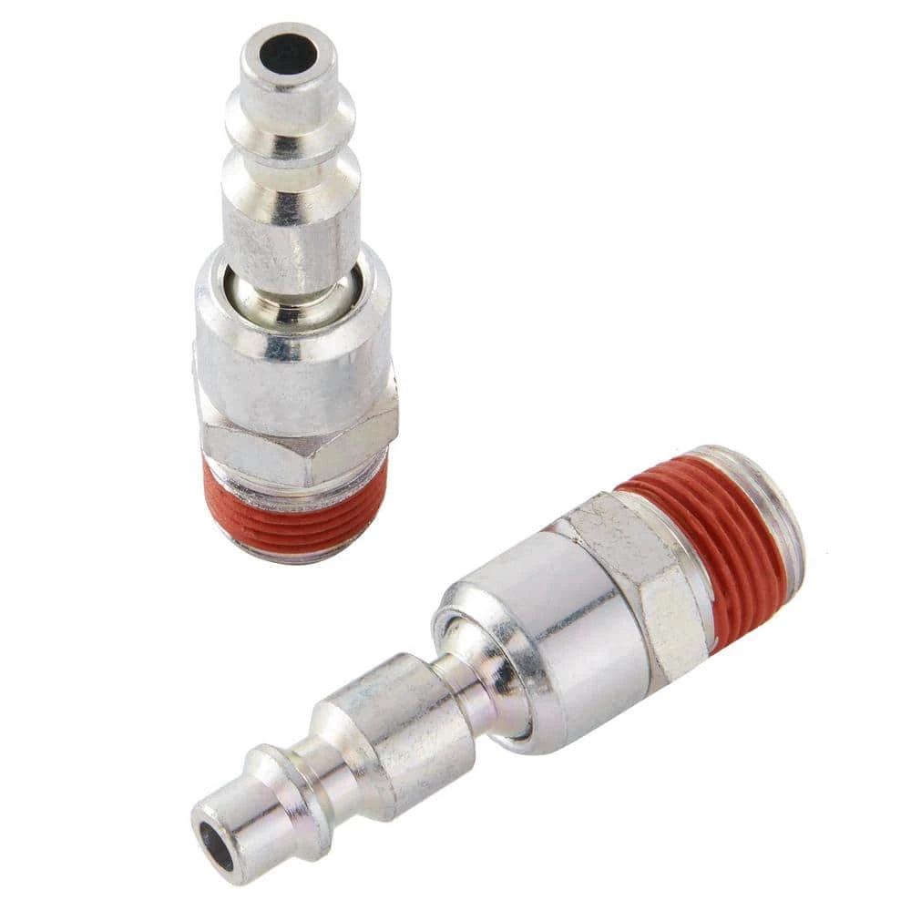 Husky 1/4 In. IM Swivel Plug - 3/8 In. NPT (M) (2-Pack) 4 Husky 1/4 In. IM Swivel Plug - 3/8 In. NPT (M) (2-Pack) - Image 2