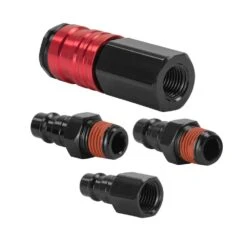 Husky High Flow Aluminum Coupler Plug Set -Husky Tools Shop husky air tool fittings hda22500 40 1000