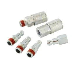 Husky 1/4 In. T-Coupler Plug With Increased Flow (6-Piece) -Husky Tools Shop husky air tool fittings hda22600 c3 1000