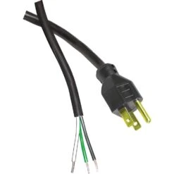 Husky 8 Ft. 16/3 Medium Duty Tool Replacement Cord, Black