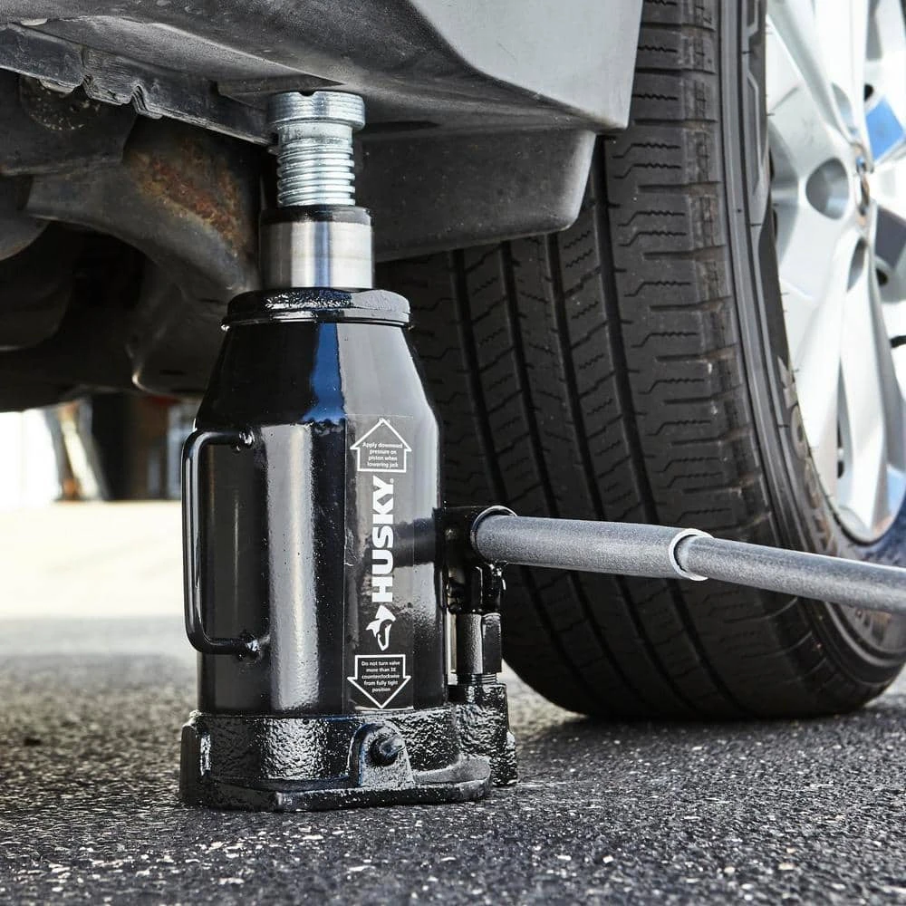 Husky 20-Ton Hydraulic Bottle Car Jack 5 Husky 20-Ton Hydraulic Bottle Car Jack - Image 3