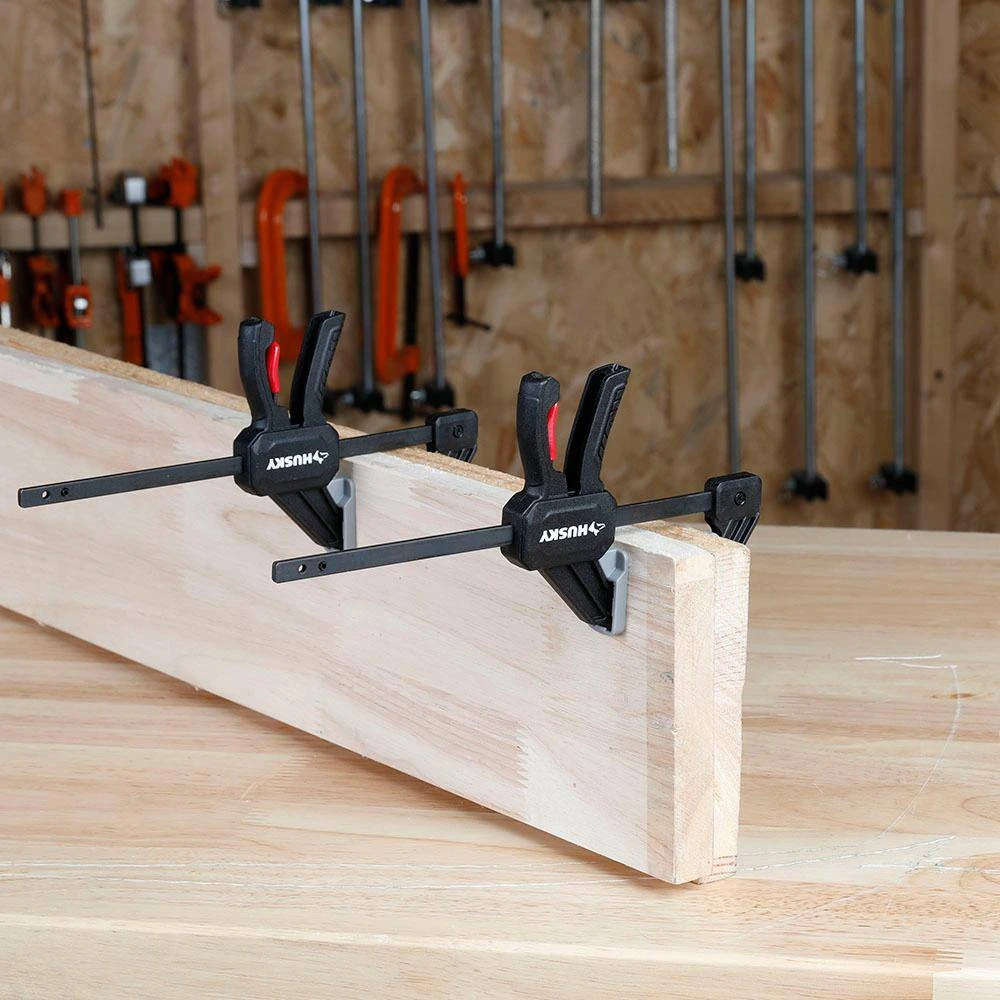 Husky 4-1/2 In. And 6 In. Trigger Clamps Set (16-Piece) 10 Husky 4-1/2 In. And 6 In. Trigger Clamps Set (16-Piece) - Image 8