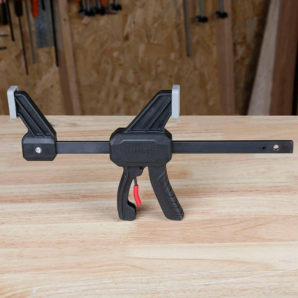 Husky 4-1/2 In. And 6 In. Trigger Clamps Set (16-Piece) 9 Husky 4-1/2 In. And 6 In. Trigger Clamps Set (16-Piece) - Image 7