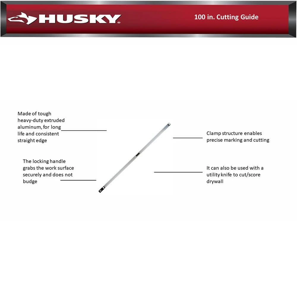 Husky 100 In. Cutting Guide 9 Husky 100 In. Cutting Guide - Image 7