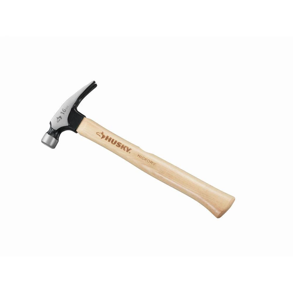 Husky 16 Oz. Hickory Straight Hammer 7 Husky 16 Oz. Hickory Straight Hammer - Image 5