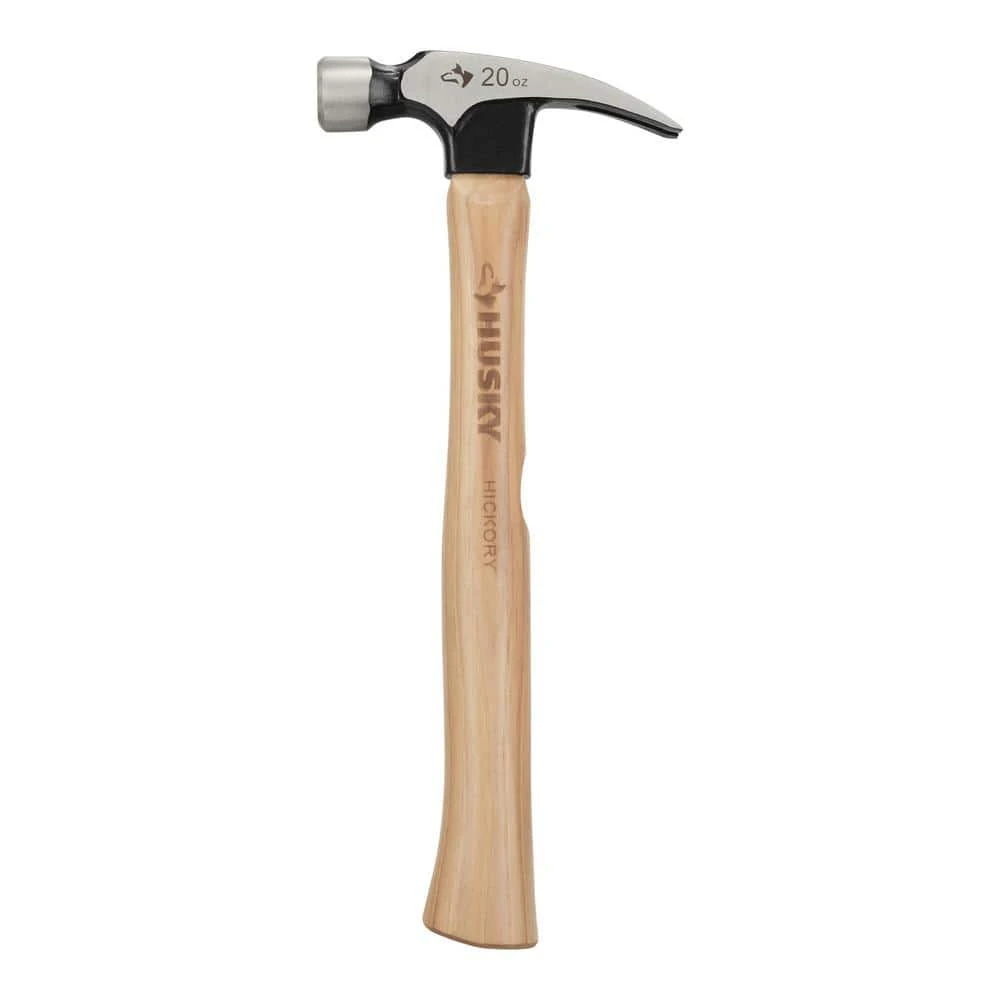 Husky 20 Oz. Hickory Straight Hammer 3 Husky 20 Oz. Hickory Straight Hammer
