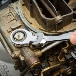 Husky 12 Mm Flex Head Ratcheting Combination Wrench -Husky Tools Shop husky combination wrenches hfrw12mm fa 1000