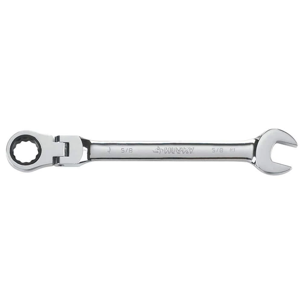 Husky 5/8 In. Flex Head Ratcheting Combination Wrench 3 Husky 5/8 In. Flex Head Ratcheting Combination Wrench