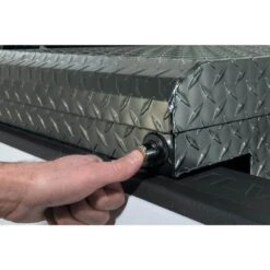 Husky 71 In. Graphite Aluminum Full Size Low Profile Crossover Truck Tool Box -Husky Tools Shop husky crossover truck tool boxes 102101 65 01 1f 1000