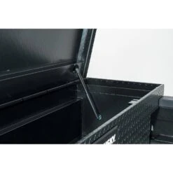 Husky 61.86 In. Matte Black Aluminum Low Profile Mid-Size Crossbed Truck Tool Box -Husky Tools Shop husky crossover truck tool boxes 102102 53 01 1f 1000