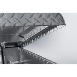 Husky 61.86 In. Diamond Plate Aluminum Low Profile Mid-Size Crossbed Truck Tool Box -Husky Tools Shop husky crossover truck tool boxes 102102 9 01 44 1000