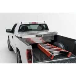 Husky 61.86 In. Diamond Plate Aluminum Low Profile Mid-Size Crossbed Truck Tool Box -Husky Tools Shop husky crossover truck tool boxes 102102 9 01 4f 1000