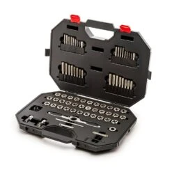 Husky SAE/Metric Ratcheting Tap And Die Set (77-Piece) -Husky Tools Shop husky dies htapdie75pc 4f 1000