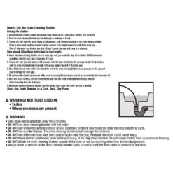 Husky Large Drain Cleaning Bladder – Clears 4 In. To 6 In. Pipes With Garden Hose Water Pressure 17 Husky Large Drain Cleaning Bladder – Clears 4 In. To 6 In. Pipes With Garden Hose Water Pressure -Husky Tools Shop husky drain cleaning accessories 82 977 111 fa 1000