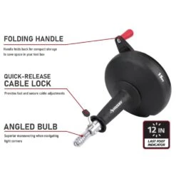 Husky 15 Ft. Manual Drain Snake Compact Drum Auger For Sink, Shower And Tub Clogs -Husky Tools Shop husky drain snakes 410 186 0111 40 1000