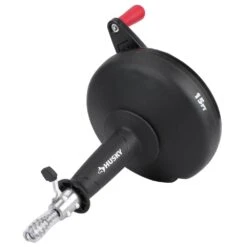 Husky 15 Ft. Manual Drain Snake Compact Drum Auger For Sink, Shower And Tub Clogs -Husky Tools Shop husky drain snakes 410 186 0111 c3 1000