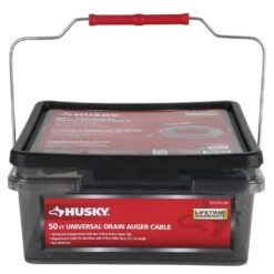 Husky 50 Ft. Drain Auger, Replacement Cable For Electric Augers -Husky Tools Shop husky drain snakes 410 270 0111 c3 1000