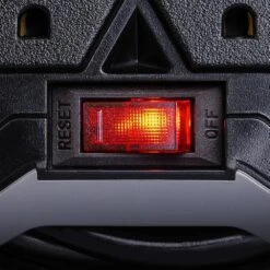 Husky 15 Ft. Extension Cord Reel With 4 Outlets, Black -Husky Tools Shop husky extension cord reels hks0415cr 4f 1000