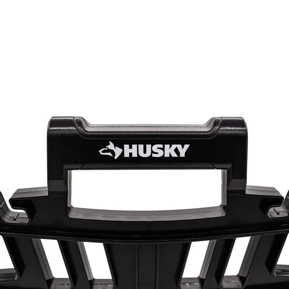 Husky 150 Ft. 16/3 Heavy Duty Extension Cord Reel Storage Holder, Black 4 Husky 150 Ft. 16/3 Heavy Duty Extension Cord Reel Storage Holder, Black - Image 2
