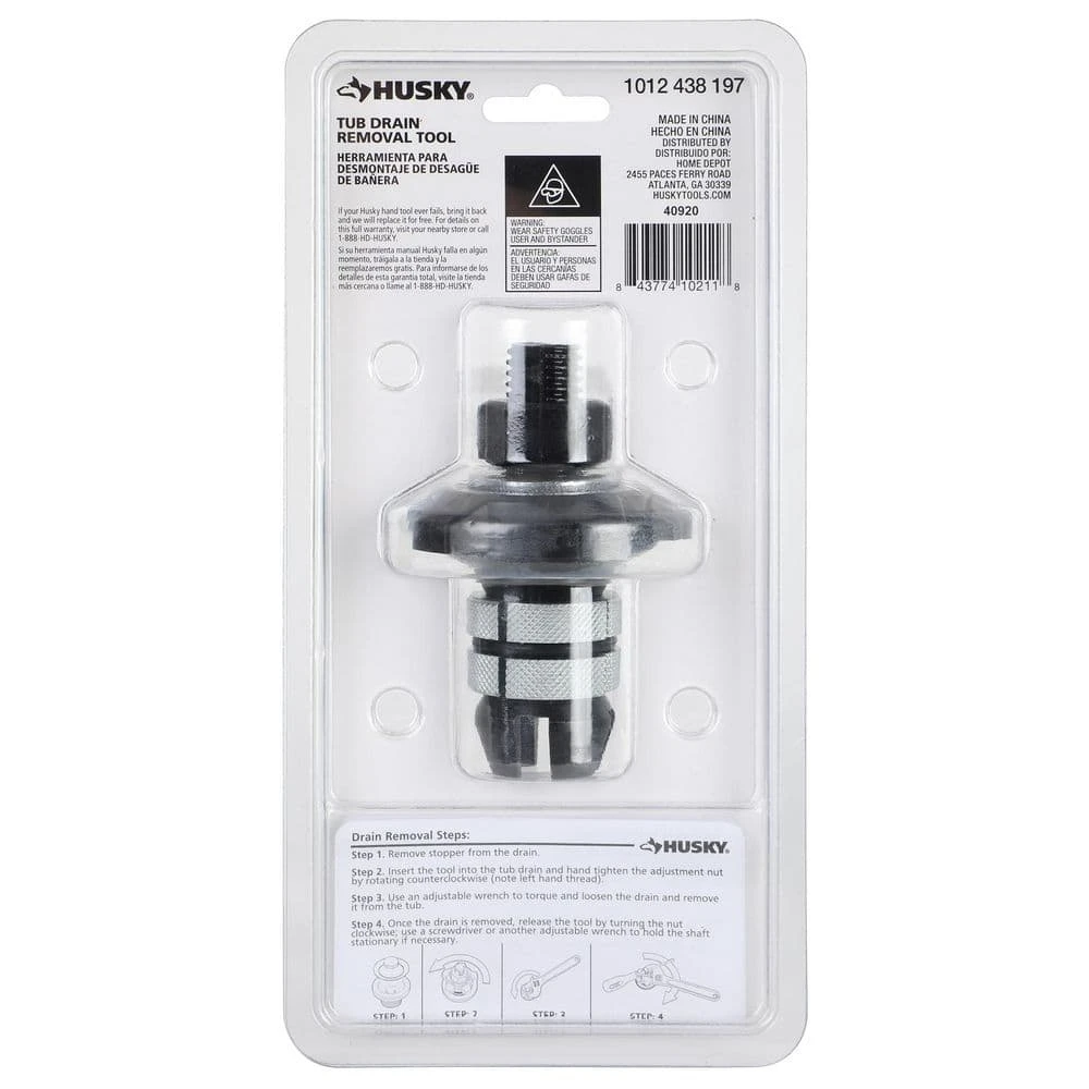 Husky Tub Drain Remover & Installation Tool 13 Husky Tub Drain Remover & Installation Tool - Image 11
