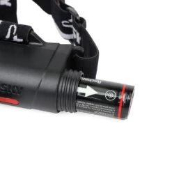 Husky 1000 Lumens Dual Power Aluminum Headlight 3.7-Volt 4600 MAh Rechargeable Replacement Battery -Husky Tools Shop husky flashlight batteries bulbs 23fl1102 a0 1000