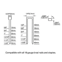 Husky Pneumatic 4-in-1 18-Gauge 1-5/8 In. Mini Flooring Nailer And Stapler -Husky Tools Shop husky floor nailers dpfbc940 76 1000