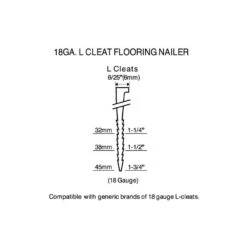 Husky Pneumatic 18-Gauge 1-3/4 In. L-Cleat Flooring Nailer -Husky Tools Shop husky floor nailers hd18glcn 77 1000
