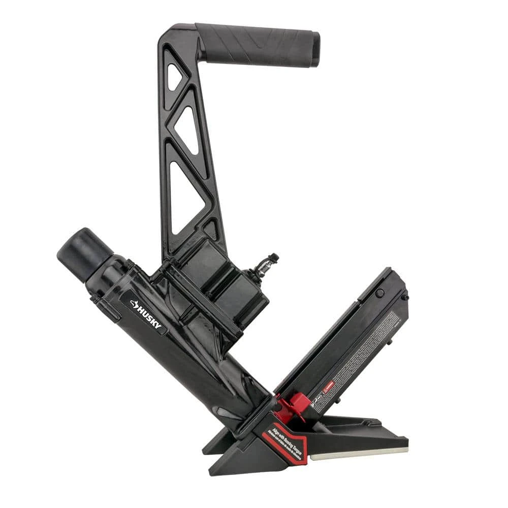 Husky Pneumatic 3-in-1 15.5-Gauge And 16-Gauge 2 In. Flooring Nailer And Stapler With Quick Jam Release 5 Husky Pneumatic 3-in-1 15.5-Gauge And 16-Gauge 2 In. Flooring Nailer And Stapler With Quick Jam Release - Image 3