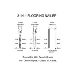 Husky Pneumatic 3-in-1 15.5-Gauge And 16-Gauge 2 In. Flooring Nailer And Stapler With Quick Jam Release 16 Husky Pneumatic 3-in-1 15.5-Gauge And 16-Gauge 2 In. Flooring Nailer And Stapler With Quick Jam Release -Husky Tools Shop husky floor nailers hdufl50 77 1000