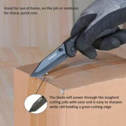 Husky 4 In. Folding Knife With Nylon Handle -Husky Tools Shop husky folding knives 90108 fa 1000