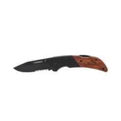 Husky 2.875 Steel Dual Edge Clip Point Folding Knife