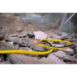 Husky VividFlex 100 Ft. 14/3 Gauge Medium Duty Indoor/Outdoor Extension Cord With Lighted End, Yellow -Husky Tools Shop husky general purpose cords 23100hy c3 1000