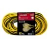 Husky VividFlex 50 Ft. 12/3 Heavy Duty Indoor/Outdoor Extension Cord With Lighted End, Yellow -Husky Tools Shop husky general purpose cords 24050hy 64 1000