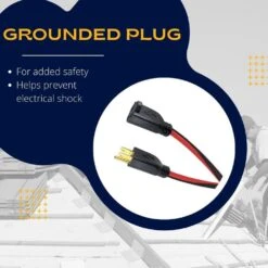 Husky 50 Ft. 14/3 Medium Duty Indoor/Outdoor Extension Cord, Red/Black -Husky Tools Shop husky general purpose cords 63050hy 44 1000