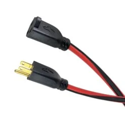 Husky 100 Ft. 14/3 Medium Duty Indoor/Outdoor Extension Cord, Red/Black -Husky Tools Shop husky general purpose cords 63100hy a0 1000