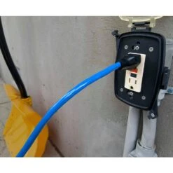 Husky 25 Ft. 16/3 Medium Duty Cold Weather Indoor/Outdoor Extension Cord, Blue -Husky Tools Shop husky general purpose cords 80025hy 31 1000