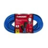 Husky 25 Ft. 12/3 Medium Duty Cold Weather Indoor/Outdoor Extension Cord, Blue -Husky Tools Shop husky general purpose cords 85025hy 64 1000