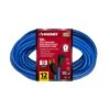 Husky 50 Ft. 12/3 Medium Duty Cold Weather Indoor/Outdoor Extension Cord, Blue -Husky Tools Shop husky general purpose cords 85050hy 64 1000