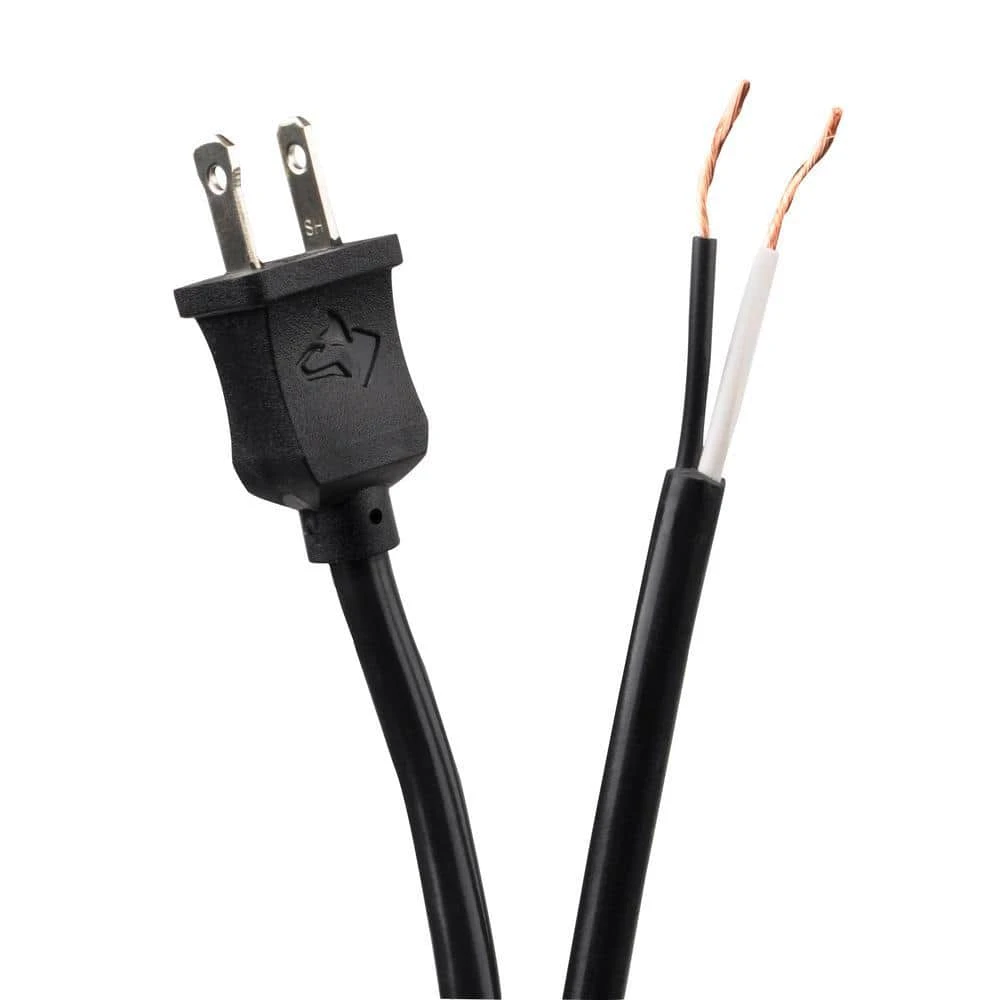 Husky 8 Ft. 16/2 Light Duty Indoor Power Tool Replacement Cord, Black 4 Husky 8 Ft. 16/2 Light Duty Indoor Power Tool Replacement Cord, Black - Image 3