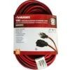 Husky 100 Ft. 16/3 Medium-Duty Indoor/Outdoor Extension Cord, Red And Black -Husky Tools Shop husky general purpose cords hd 794 529 64 1000